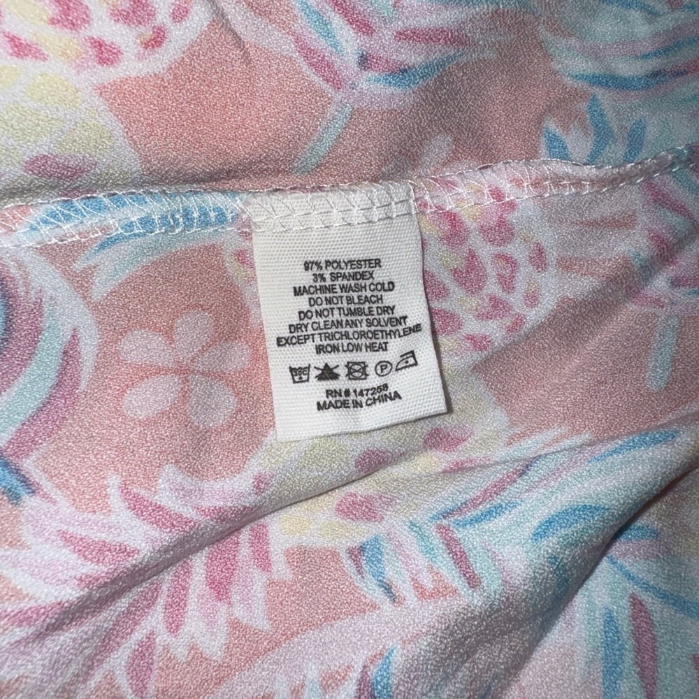 Simply Southern Tie Back Pineapple Print Dress - Size Medium - Picture 8 of 8